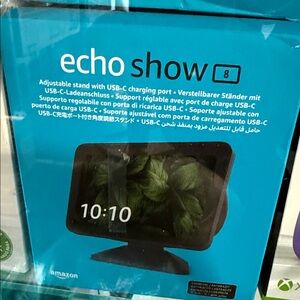 Amazon Echo Show 8 with Adjustable Stand and USB-C